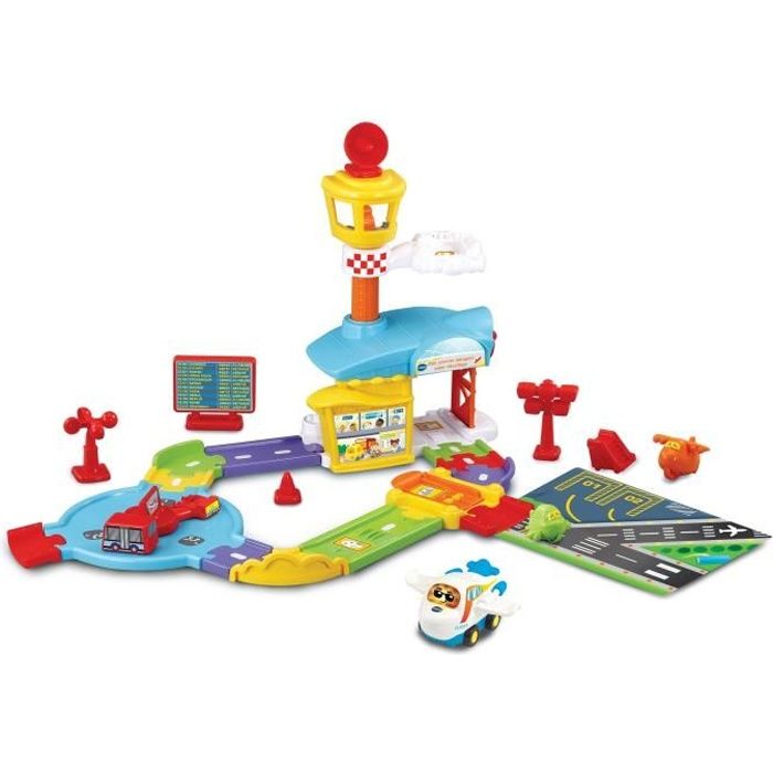 Vtech - TUT TUT BABY FLITZER - Coffret trio véhicules de chantier  (dépanneuse, camion-benne, bulldozer)