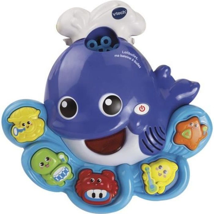 Jouet de Bain - VTECH BABY - Lolibulles, ma Baleine à Bulles - Multicolore - 12 mois - Plastique