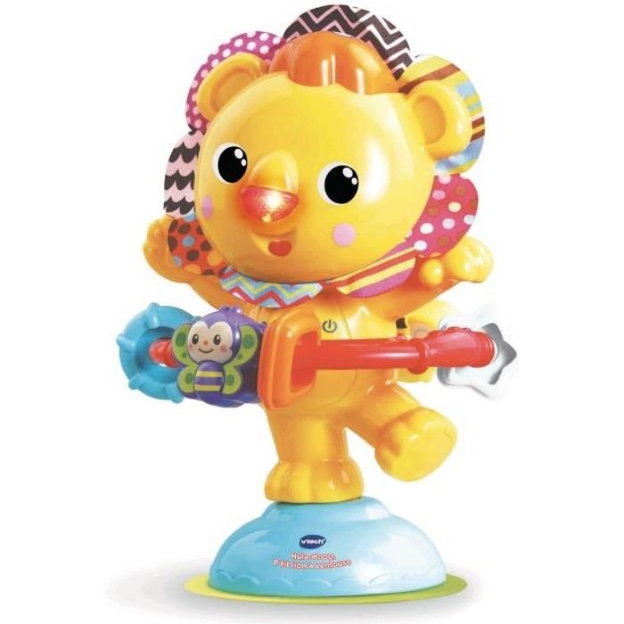 VTECH BABY - Hula-Hoop, P'tit Lion à Ventouse - Orange