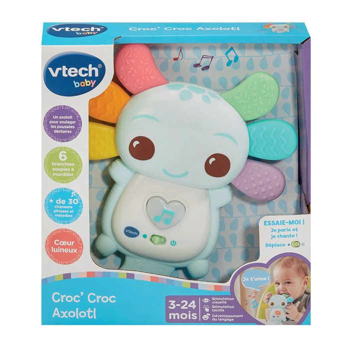 Jouet musical d'éveil Vtech Baby Croc Croc Axolotl - vue 2