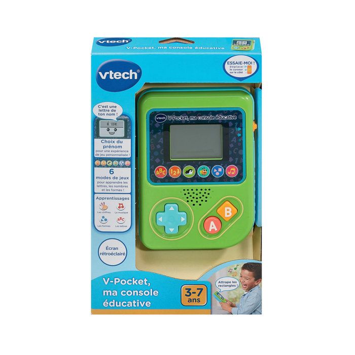 VTECH - V-POCKET MA CONSOLE ÉDUCATIVE - Vert