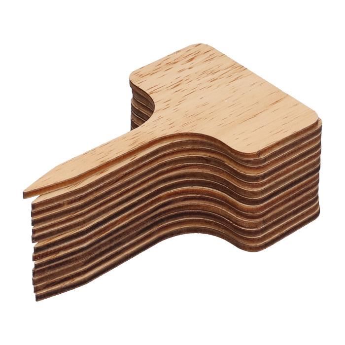 Lot De 40 étiquettes Pour Plantes En Bambou - Forme En T, Résistantes Aux Intempéries, Avec Marqueur - 2
