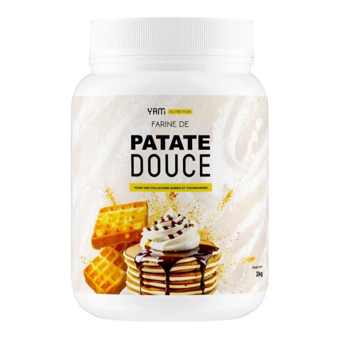 Yam Nutrition - Farine de Patate Douce - Saveur neutre 2000g