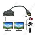 TD® Adaptateur HDMI multi prise connecteur périphériques grande résolution pour télévisions grands écrans compatibilité universelle-1