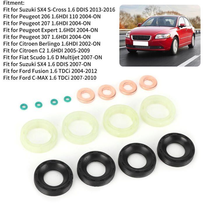 Kit de Joints D'injecteur Diesel, 1318562, 1314368, 1317370 ...