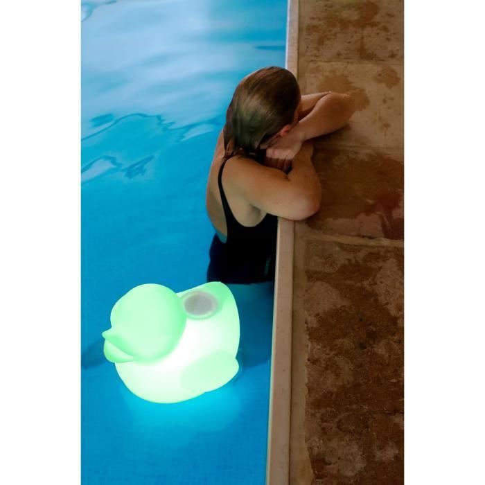 Enceinte Bluetooth KingSom HK612W Pour Piscine Avec Fontaine Lumineuse IP68 - 10Ah, 24H D'autonomie