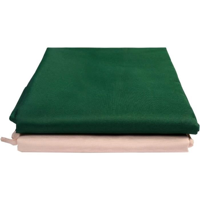 Housse De Balançoire Jardin 250x190 Cm Vert - Toit Oxford 600D Ripstop Anti-UV Pour Balancelle