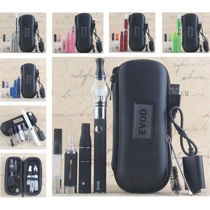 4en1 EVOD AGO MT3 CE3 Cigarette électronique kit complet Nouvelle e- Cigarette Batterie 900mAh kit usb rechargeable 510 ego fil Blanc