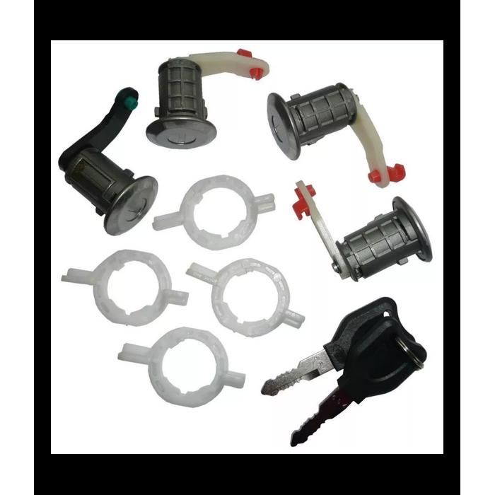 Marteau De Porte Kit De 4 Barillets De Serrure De Porte Clés Pour Renault Master II, Opel Movano, Nissan Interstar... 4 Cylindres De Serrure Clé