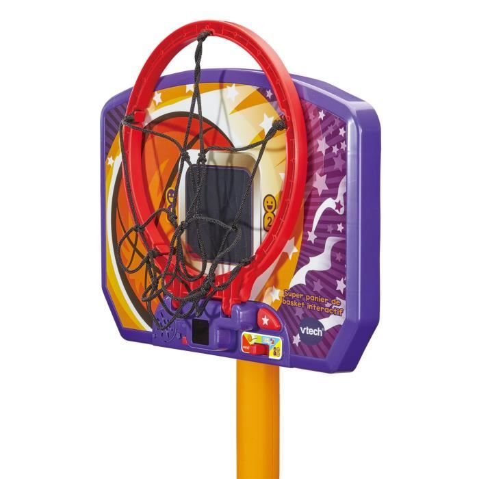 Panier De Basket Interactif VTech KidiSports - 5 Modes De Jeu, Jusqu'à 5 Joueurs, Panneau Lumineux, Version ESP - Pour Enfants +5 Ans