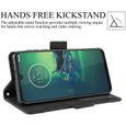 Coque pour Xiaomi Black Shark 4, Housse à Rabat en Cuir de Protection Flip Cover Case Antichoc Stand Portefeuille Etui pour Xiaom-2