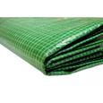 Bâche plastique armée verte 2x3m - 170g/m² - Traitement anti-UV-2