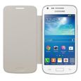 SAMSUNG Etui à rabat EF-FG350NW pour Samsung Galaxy Core Plus - Blanc-2