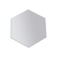 12pcs Miroir Autocollant Miroir Adhésif Décoratif Hexagone Sticker Mural 3D Acrylique Amovible Pour Maison Salle de Bain Mariage-2