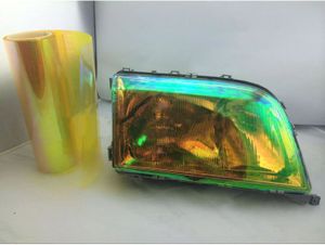 Phare Moto Rétro Kuuleyn - Style Vintage, Universel - Coque Noire + Verre Jaune