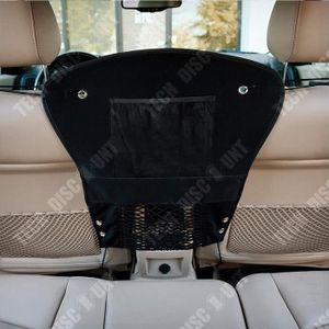 AUNMAS Boîte Rangement Voiture Sous Siège - Organisateur 38x10x23cm - Noir ABS