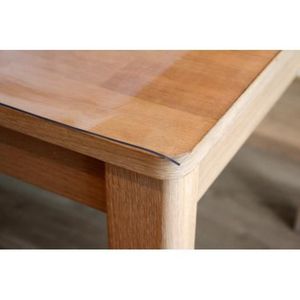 LAVOUP Protection De Table En PVC Transparent Facile à Nettoyer