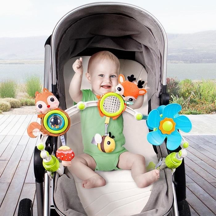 Hochets Mobiles Bébé Poussette Arc Jouets Siège De Voiture Bouncer