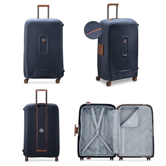 Valise Cabine DELSEY PARIS Moncey 4 Double Rolls – 55 Cm – Vert – Neuf
