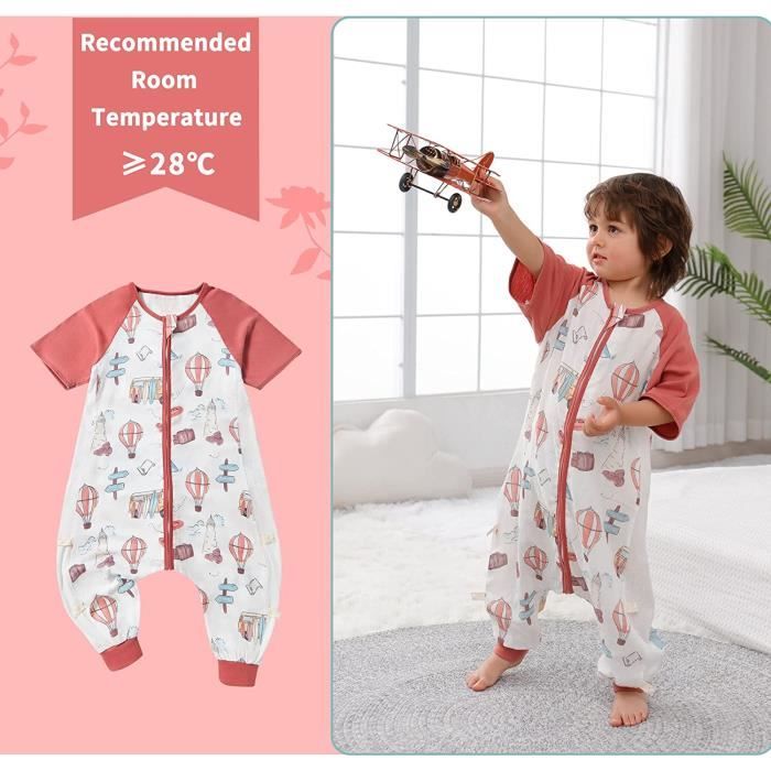 Gigoteuse Manches Courtes Bébé Enfant Pyjama Grenouillère Eté Pour Fille  Garçon Taille 120 5-6 Ans[H6887] - Cdiscount Puériculture & Eveil bébé