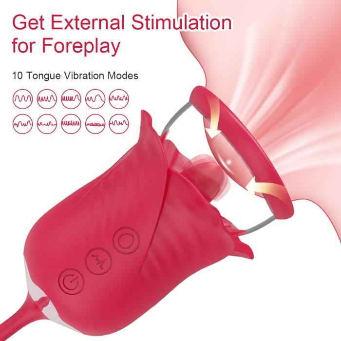 Jouet Rose pour Femmes avec Langue, Vibromasseur Point G Poussant Stimulateur de Sexe Rose pour Plaisir Sexuel des Femmes,Red - Cdiscount Boutique Erotique Jouet Rose pour Femmes avec Langue, Vibromasseur Point G Poussant Stimulateur de Sexe Rose pour Plaisir Sexuel des Femmes,Red - Cdiscount Boutique Erotique
