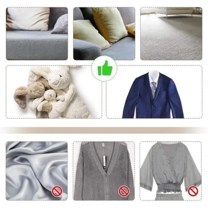8 Brosses Anti-poils Pour Animaux | Enlève Poils, Poussière Sur Tapis, Vêtements | Portable, Avec Crochet
