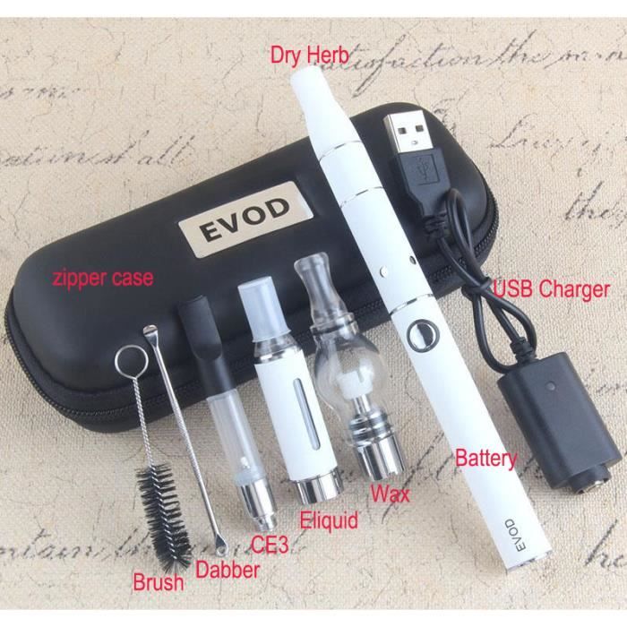 4en1 EVOD AGO MT3 CE3 Cigarette lectronique kit complet Nouvelle e- Cigarette Batterie 900mAh kit usb rechargeable 510 ego fil Blanc -  Cdiscount Au quotidien
