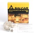 SALCAR 10m Guirlandes Lumineuses 100 Etoiles + câble d'alimentation 1.5M, port USB,  LED en cuivre - Blanc chaud-3