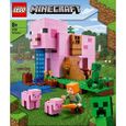 LEGO Minecraft 21170 Le jeu de construction de La Maison Cochon incluant les figurines d'Alex et de Creeper LEGO-3