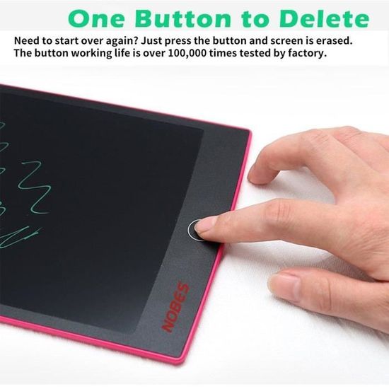 NOBES LCD Tablette D/'écriture 8.5 Pouces Ardoise Magique Tableau Portable pou...