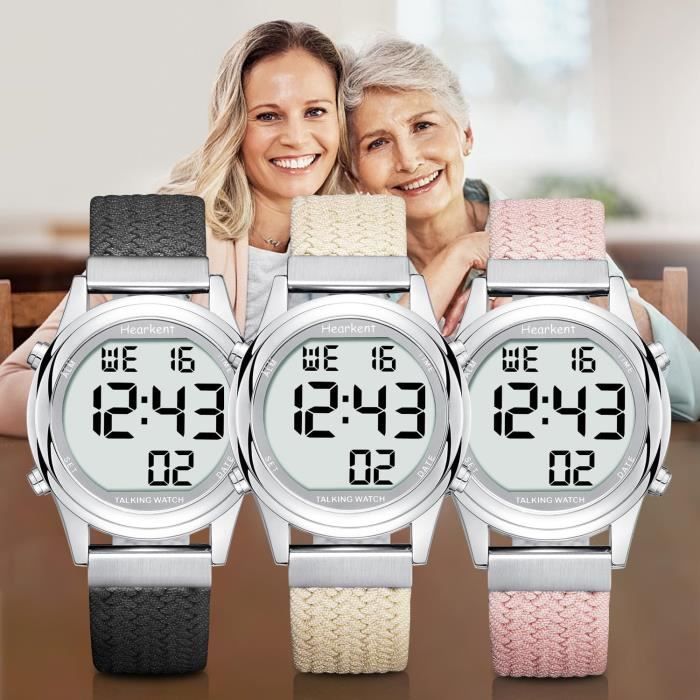 Montre femme online parlante