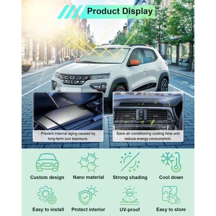 Pare-soleil pour votre voiture pour Jeep Avenger | 2023-présent