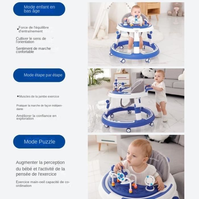 en Trotteur Bébé Pliable, Centre dActivité avec Musique,