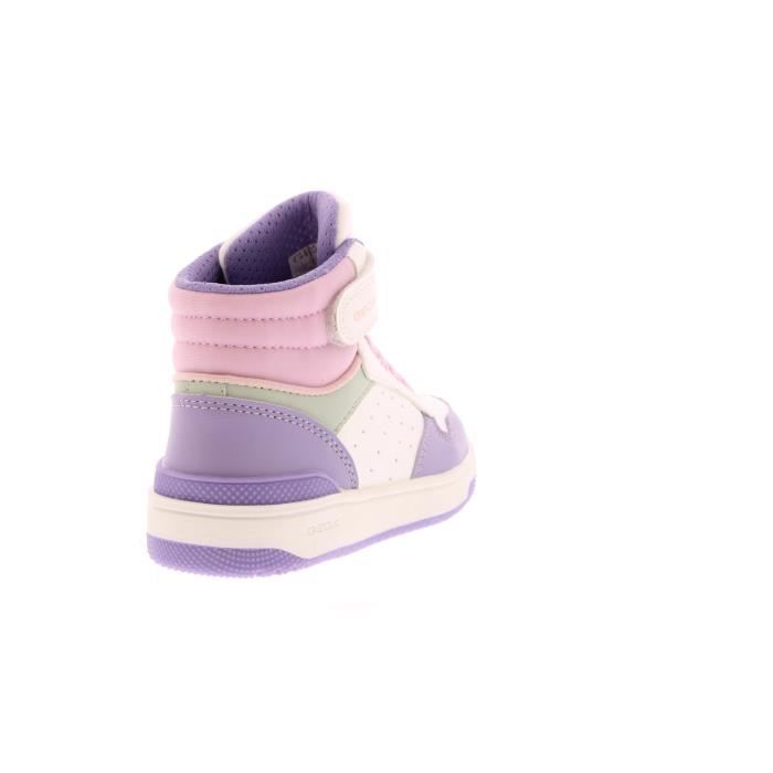 Baskets fille Geox Washiba lilac off white 31 Lacets Enfant Fille