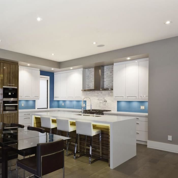 Ridgetube Spots Led Encastrables 230V Plats 9W, Set De 6, Lampes Led - 2