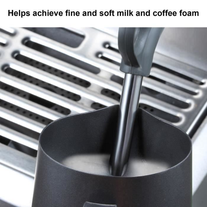 Bec verseur en mousse de lait - Pièces de rechange pour machines à café -  Acier inoxydable - 3/4 trous - Embout de buse en mousse de lait - Pièces de