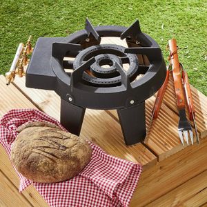 Idéal Paella Confiture Réchaud Gaz Fonte 4 Pieds - 7,5 KW Idéal Paella Confiture Réchaud Gaz Fonte 4 Pieds - 7,5 KW