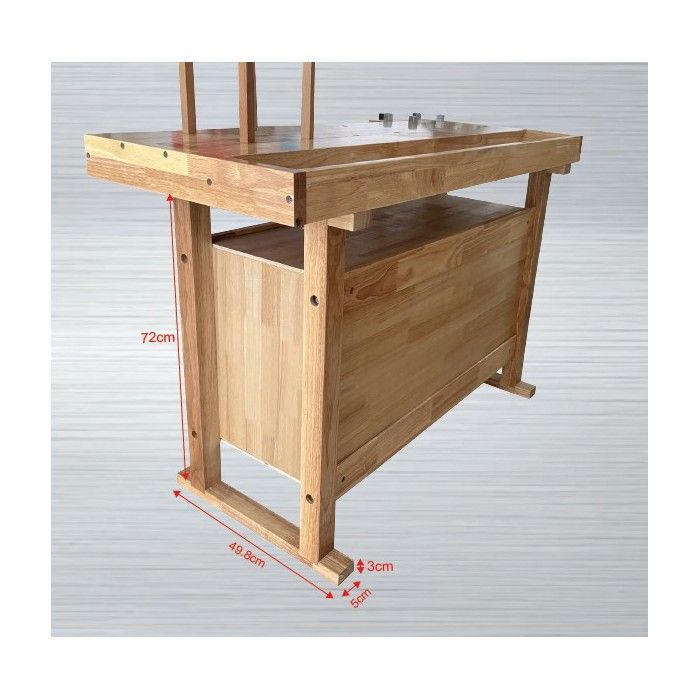 Etabli Oxeo 120x60x90cm - Structure Acier - Table De Travail Atelier - Neuf