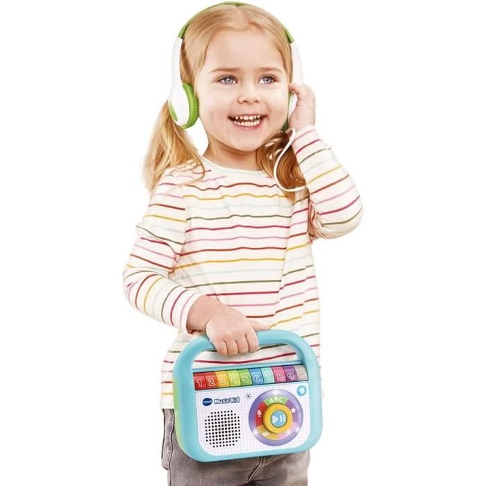 Casque audio interactif pour enfants - VTECH - Kidi Audio Max - Réglage du  volume sonore - Livret imagé inclus - Cdiscount Jeux - Jouets