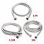80cm flexible en acier inoxydable salle de bains Tuyau deau de douche pour Accessoires de salle de bains ext/érieure int/érieur
