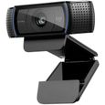 LOGITECH - Webcam HD Pro C920 Refresh - Microphone intégré - Idéal FaceTime et Skype - Noir-0