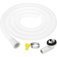 Kit de vidange de climatiseur universel de 1,5 m, connecteur de vidange AC avec pince pour robinet unité de 5,0 ft 1 TUYAU