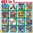 Hot 482 en 1 Cartouche de jeu DS Mario Multicart pour Nintendo DS NDSL NDSi 3DS-0