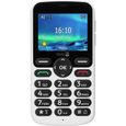 doro 5860 Téléphone portable pour séniors avec station de charge noir/blanc-0