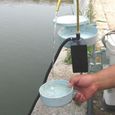 Mothinessto Pompe de pêche Dispositif d'aspiration de pêche automatique, pompe alimentée par batterie, lave-mains sport peche noir-0