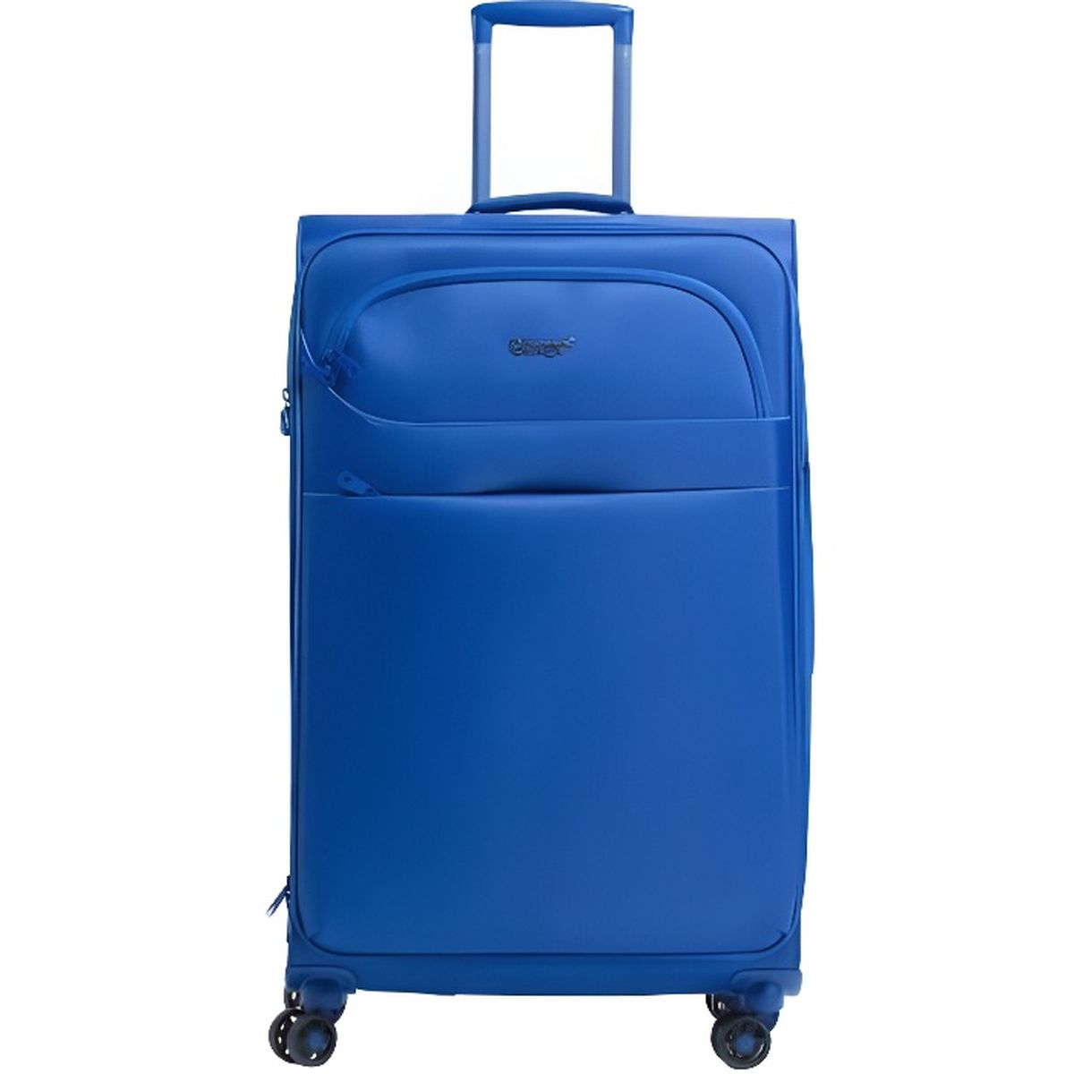 Verage - Valise Cabine souple ultra léger tissu bleu 55x38x20 cm 1,6 kg 4  Roues doublées