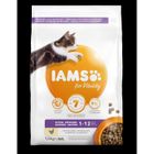 IAMS CHAT IAMS Vitality Croquettes super premium chatons - Complètes équilibrées - Favorise Croissance - Au poulet frais – Sans OGM - 1,5 kg