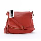 OH MY BAG Sac à Main cuir souple - Modèle 72 heures (petit) rouge clair