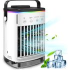 ZHUODIKE Mini climatiseur mobile pour chambre à coucher,climatiseur mobile Mini Air Cooler avec bac à glaçons,ventilateurUSB,maison et bureau