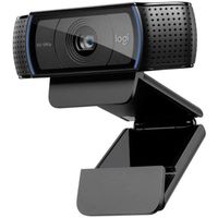 Webcam - Full HD 1080p - Logitech - HD PRO C920 Refresh - Microphone intégré - Noir